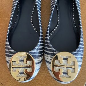 Tory Burch Leather Ballet Flats